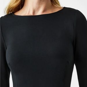 SPANX PERFECT A LINE DRESS BLACK SIZE SMALL